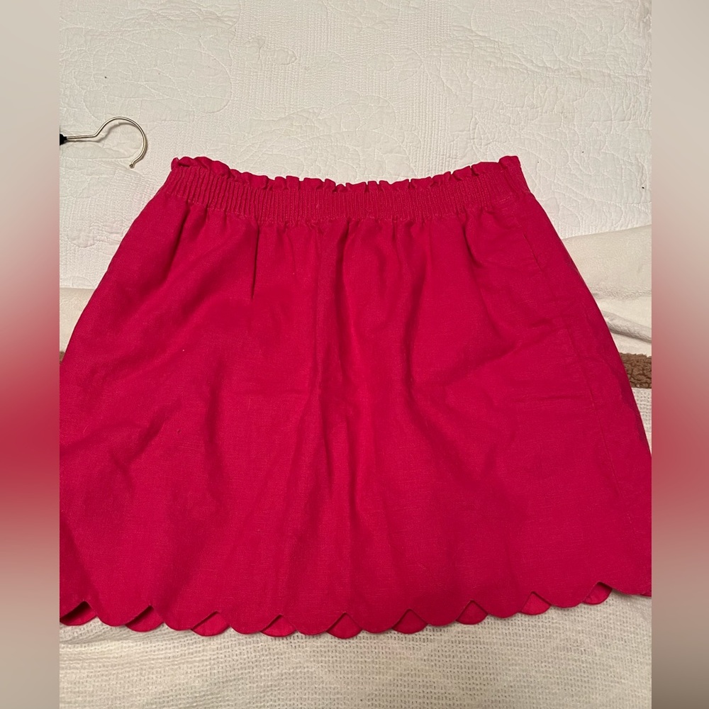 Neon pink J Crew size 10 skirt